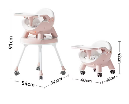 Infantes Baby Multipurpose Feeding Highchair Pink