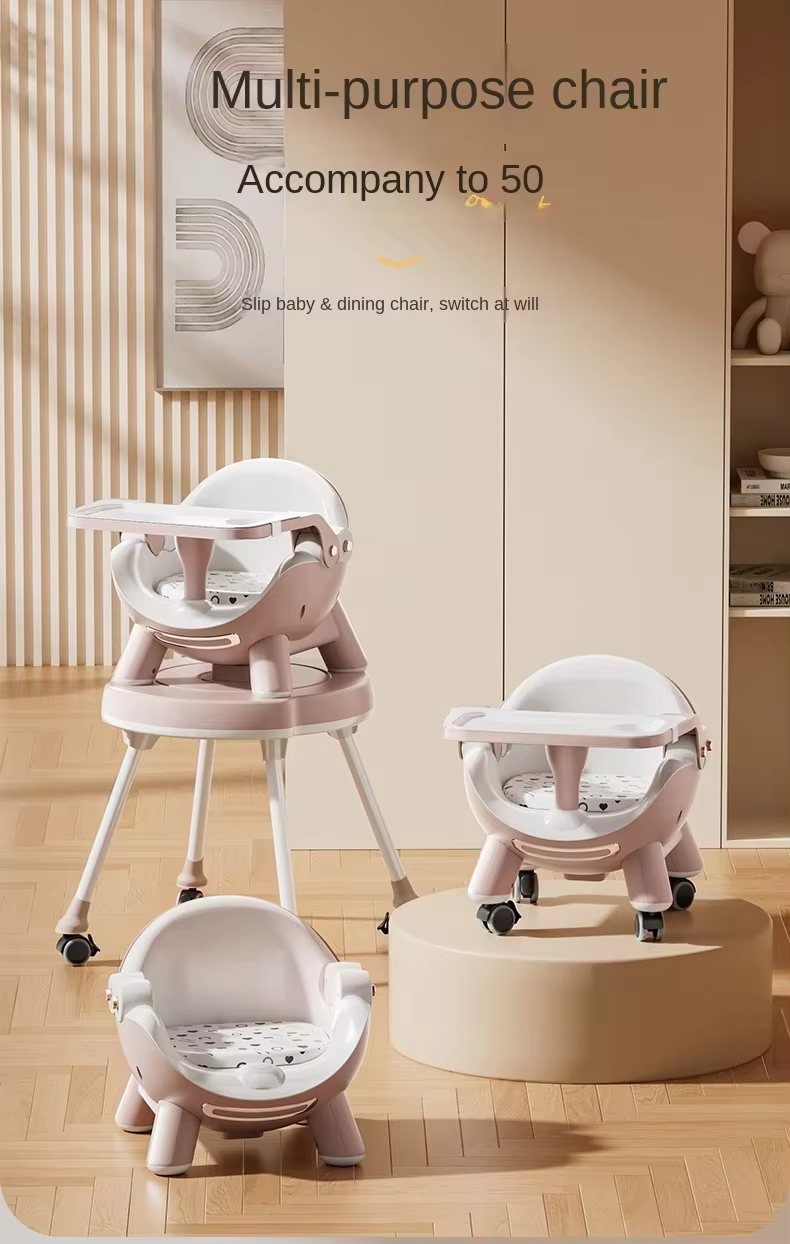 Infantes Baby Multipurpose Feeding Highchair Pink