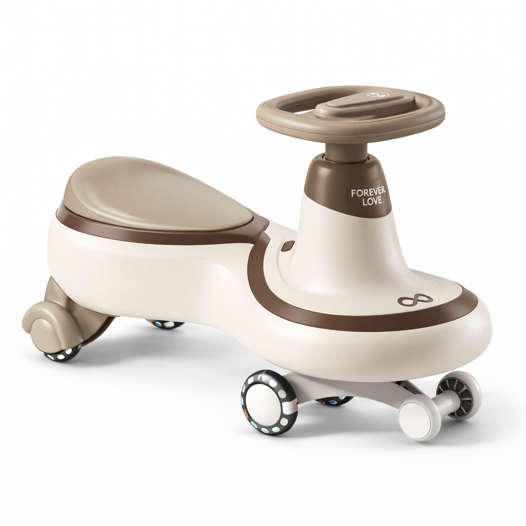 Infantes Kids Auto Ride on Beige & Brown