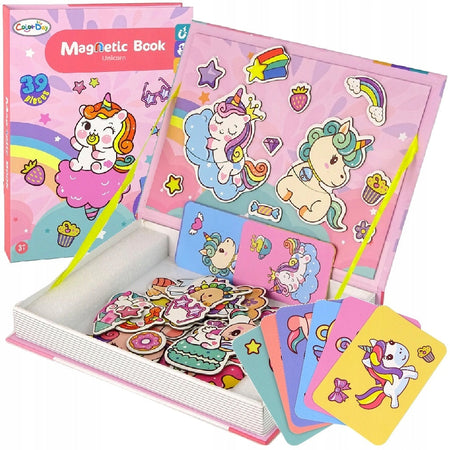 Color Day Magnetic Book Unicorn - 39 Pieces