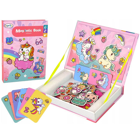 Color Day Magnetic Book Unicorn - 39 Pieces