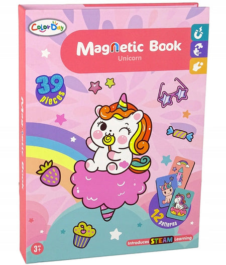 Color Day Magnetic Book Unicorn - 39 Pieces