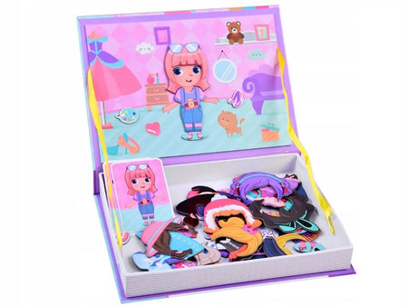 Magnetic Girl`s Custome Puzzle Book – 51 Pieces