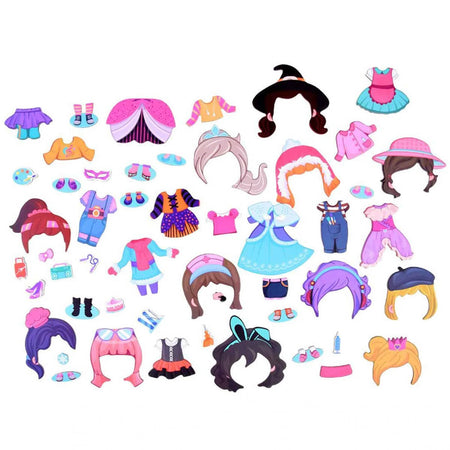 Magnetic Girl`s Custome Puzzle Book – 51 Pieces