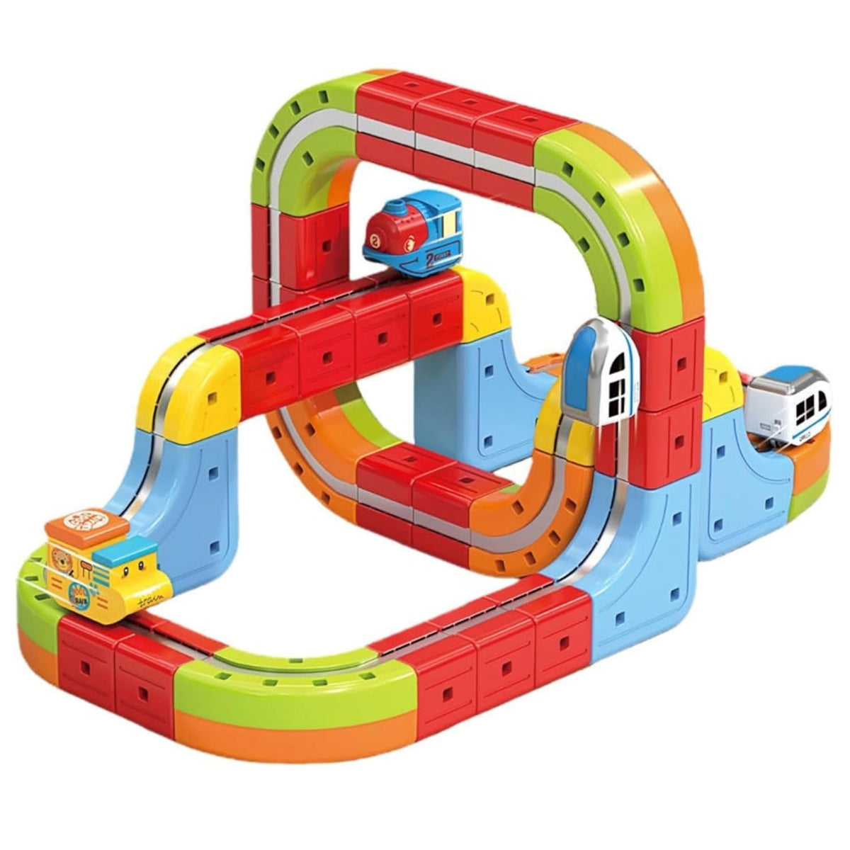 Magnetic Train Puzzle Track Set 32 Pieces