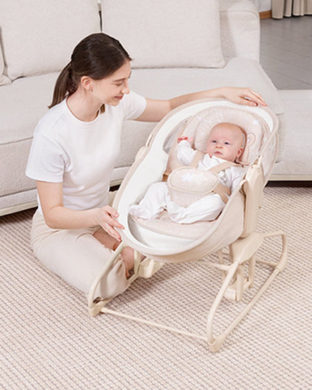 Mastela 4In1 Deluxe Multi Functional Bassinet Beige - 9855