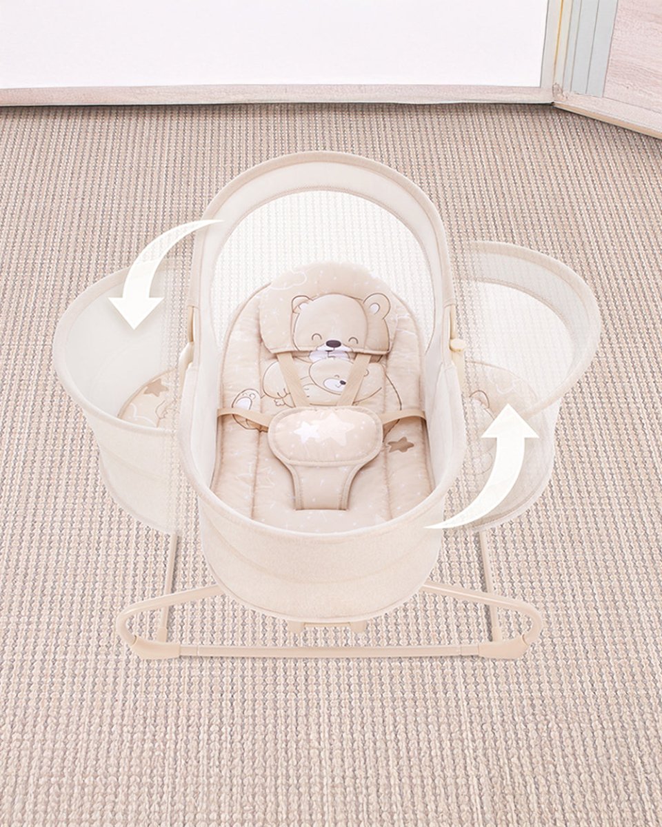 Mastela 4In1 Deluxe Multi Functional Bassinet Beige - 9855