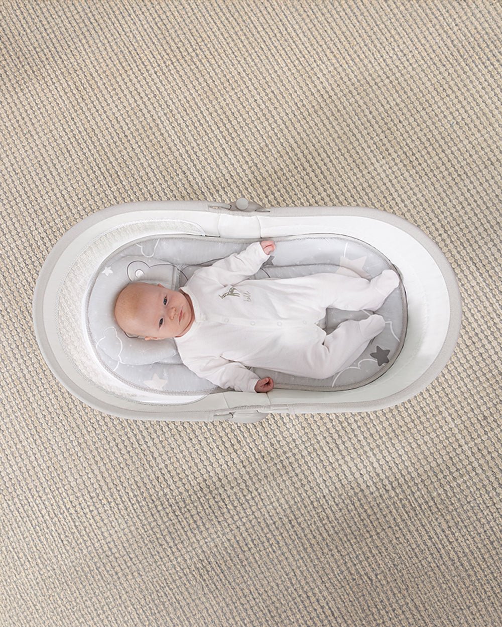 Mastela 4In1 Deluxe Multi Functional Bassinet White - 9877