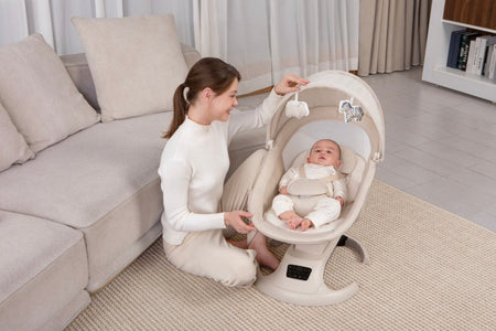 Mastela Ori Euphoria 3D Swing & Bassinet - Beige