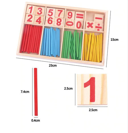 Mathematical Intelligence Stick – Wooden Toys
