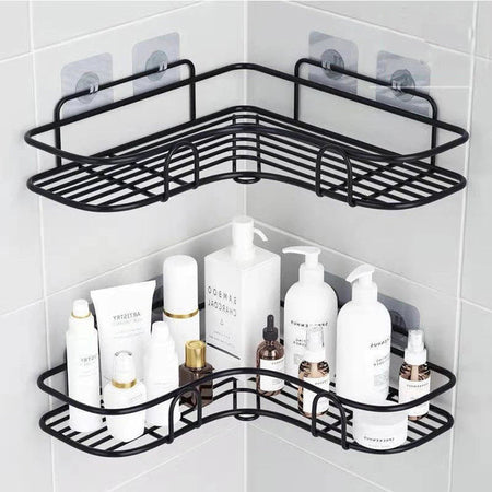 Self-Adhesive Bathroom Corner Rack – Bathroom Corner Shelf image 2