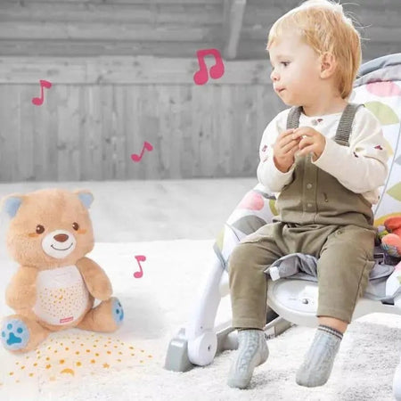 Multi-Effects Musical Starry Light Projection Bear