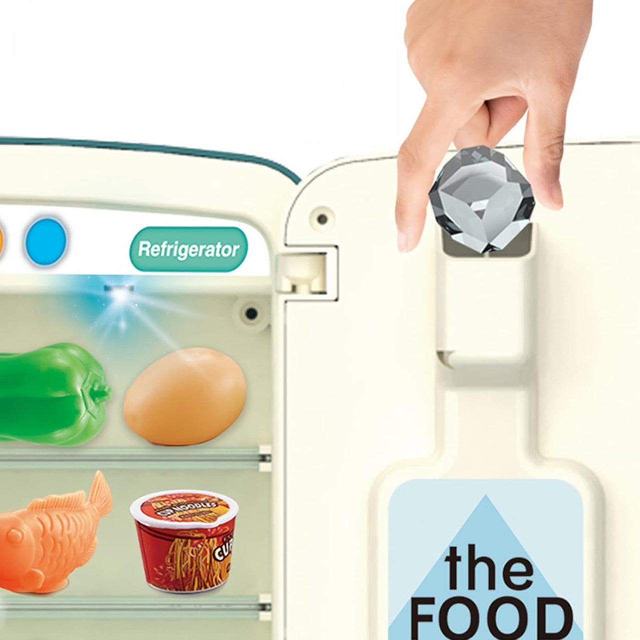 Multi-Function Fridge Toy Set – 39-Piece Interactive Play Kitchen