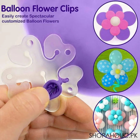 (Pack Of 10) Birthday Decorating Flower Balloon Strip 