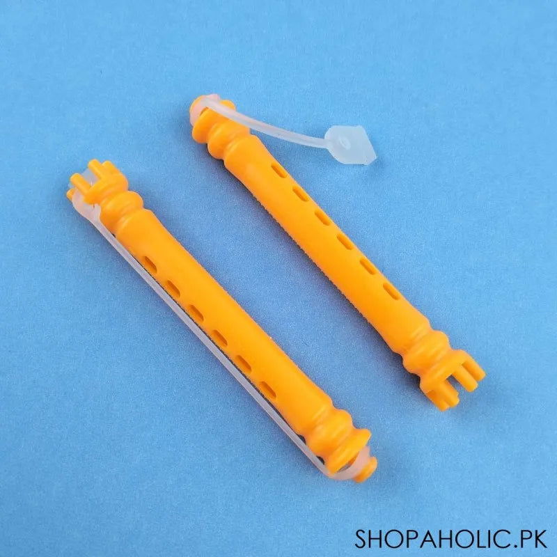 (Pack of 10) Plastic Roller for Hair Curling 