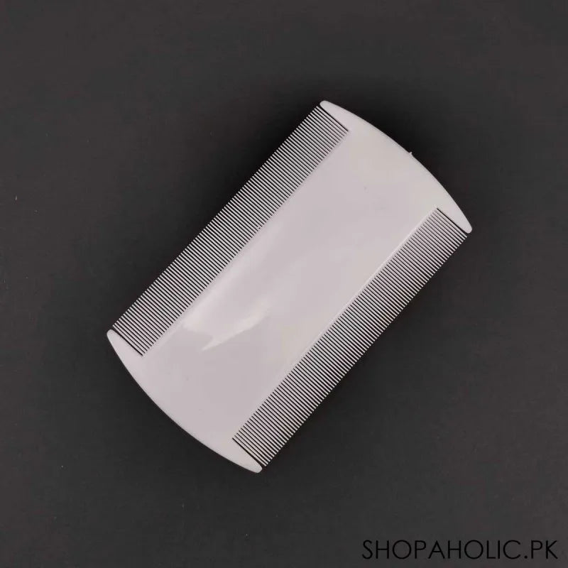 (Pack of 12) Double Sided Anti Lice Comb - White 