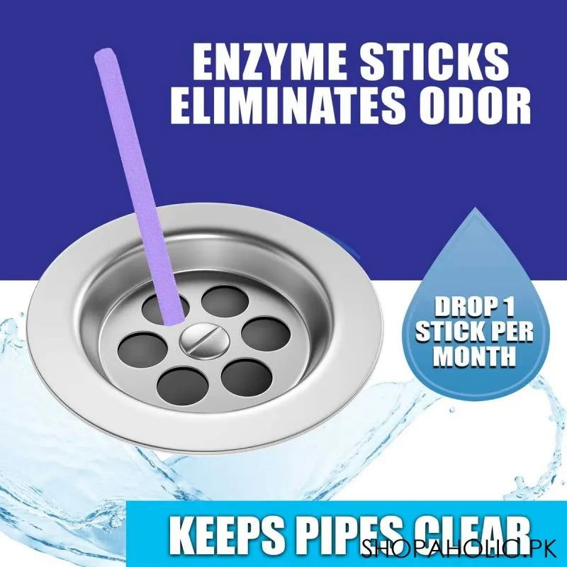 (Pack of 12) Sink and Bathroom Drain Cleaning Sticks 