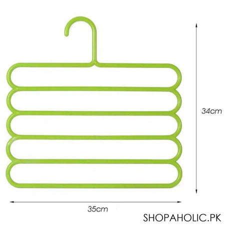 (Pack of 2) 5 Layer Multifunctional Hangers 