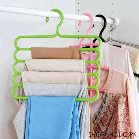 (Pack of 2) 5 Layer Multifunctional Hangers 