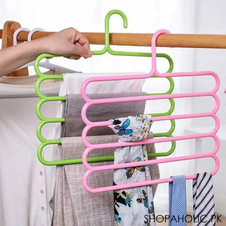 (Pack of 2) 5 Layer Multifunctional Hangers 