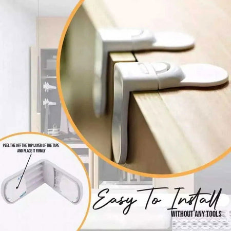 (Pack of 2) Baby Safety Drawer Lock Anti 