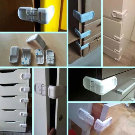 (Pack of 2) Baby Safety Drawer Lock Anti 
