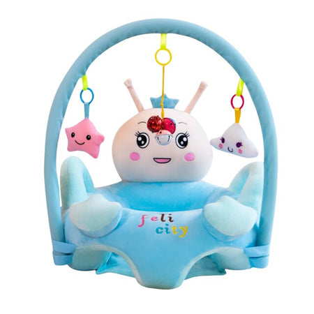 Baby Character Floor Seat With Toy Bar