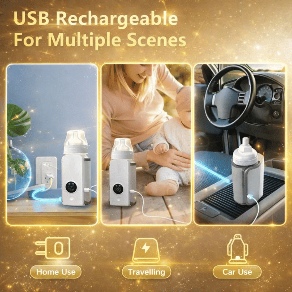 Portable Rechargeable Baby Feeder Warmer