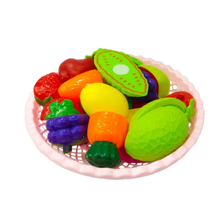 Pretend Play - Fruits/Vegetables Cutting Set - 10 Pieces