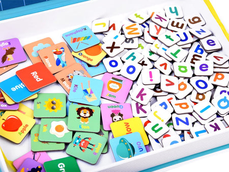 Magnetic Puzzle Book Board 134 pieces - Alphabet Theme