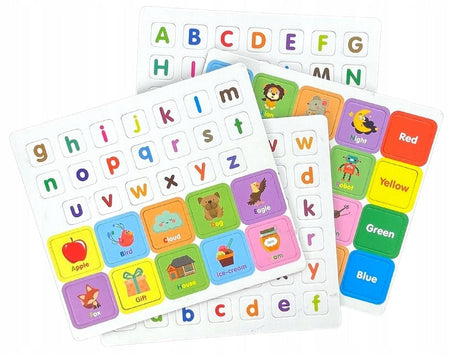 Magnetic Puzzle Book Board 134 pieces - Alphabet Theme