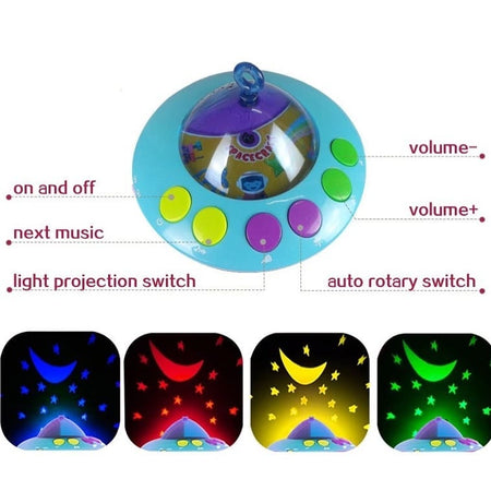 Huanger Remote Control Musical Cot Mobile