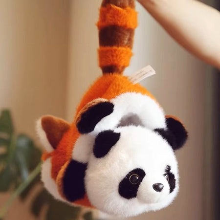 Reversible Stuffed Animal Plush Fox to Panda