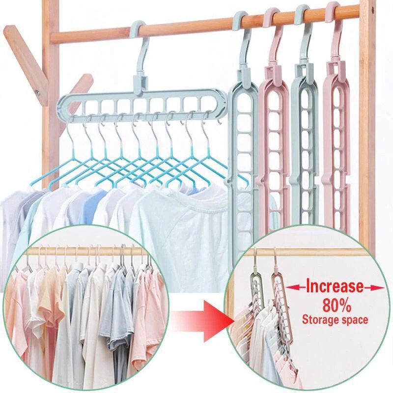 Imperial Magic Hangers 9 Holes Organizer Hangers For Clothes main image