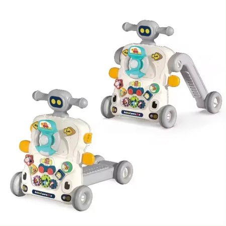 6 In 1 Activity Walker For Toddlers Pink