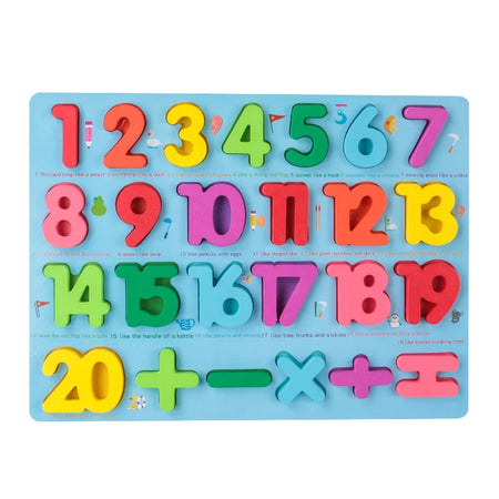 Chunky Number 123 Wooden Puzzle