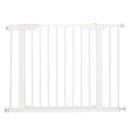 Safety Stairs/Door Gate Care For Baby Or Pets 75 CM Tall, And from 75 CM to 84 CM Wide Included Optional 30 CM Extension To Make It 105 CM To 114 CM Wide