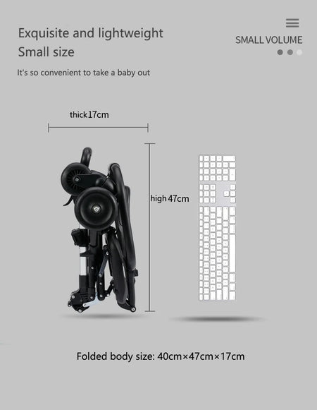 Smart Buggy Stroller Brown
