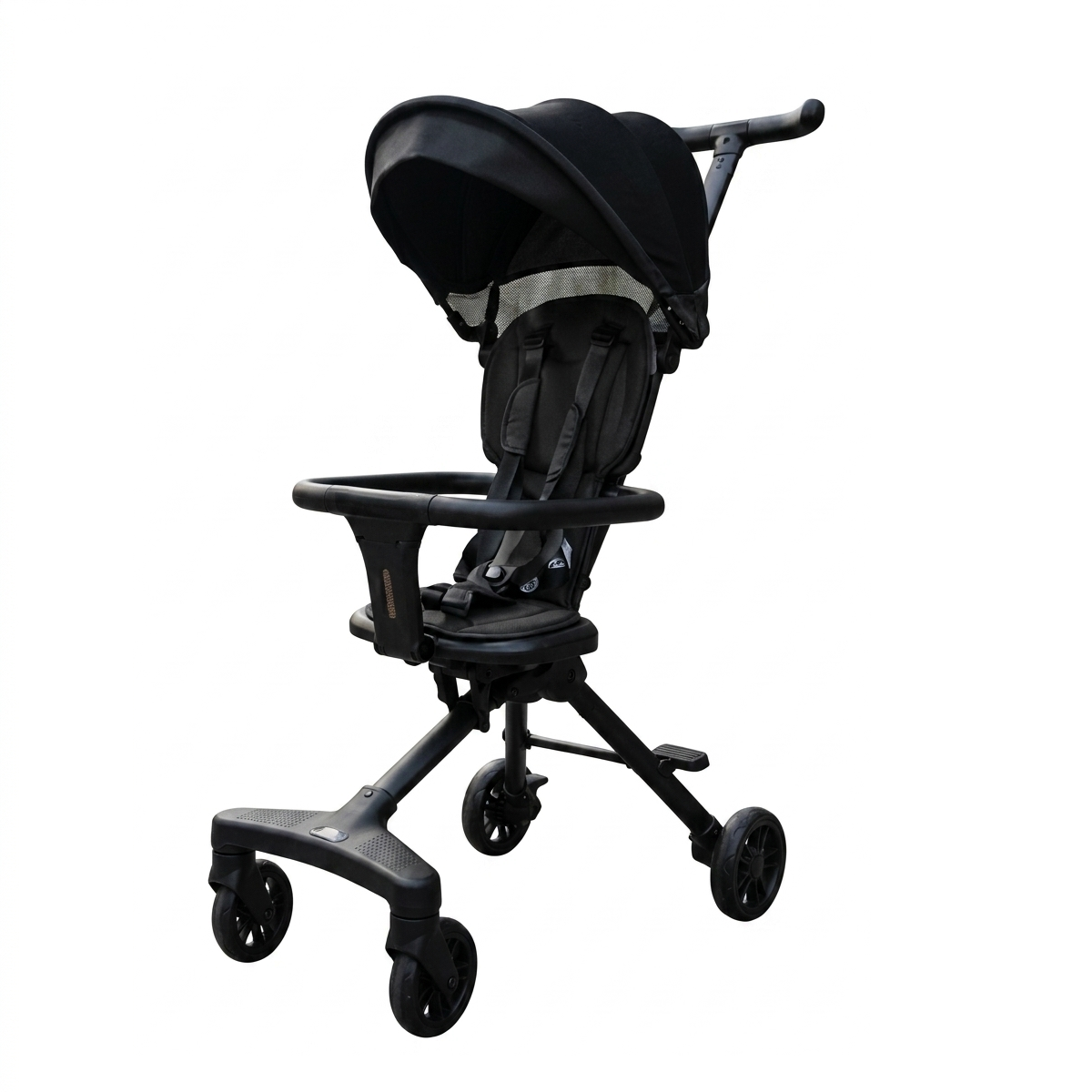 Smart Portable Compact Buggy Stroller Black - F11