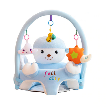 Character Baby Floor Seat With Toy Bar