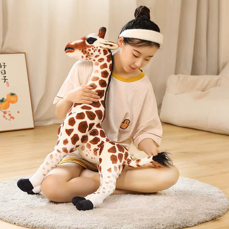 Stuffed Madagascar Giraffe Plush Toy Sika Deer