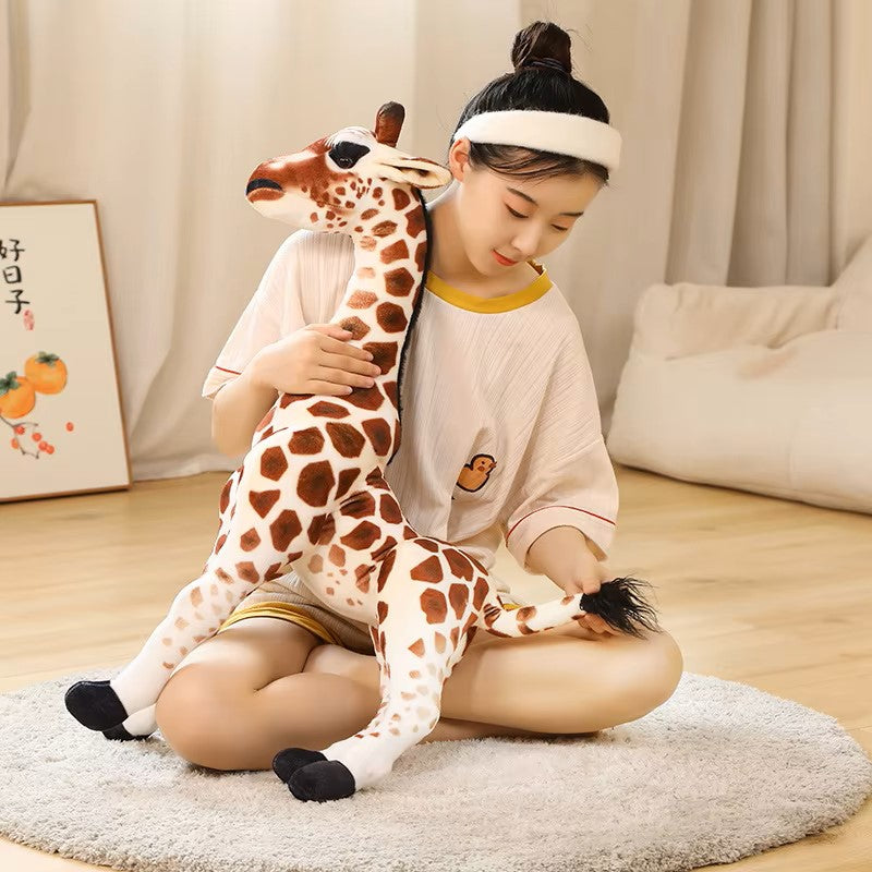 Stuffed Madagascar Giraffe Plush Toy Sika Deer