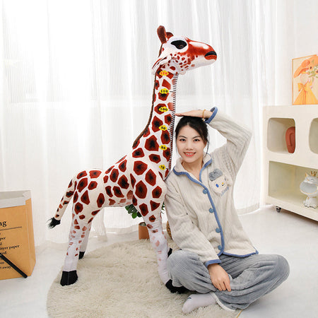 Stuffed Madagascar Giraffe Plush Toy Sika Deer
