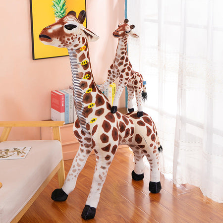 Stuffed Madagascar Giraffe Plush Toy Sika Deer