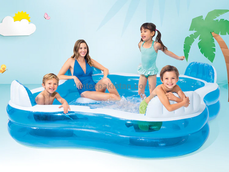 Intex Swim Center Family Lounge Pool ( 90" L x 90 " W x 26 " H) - 56475