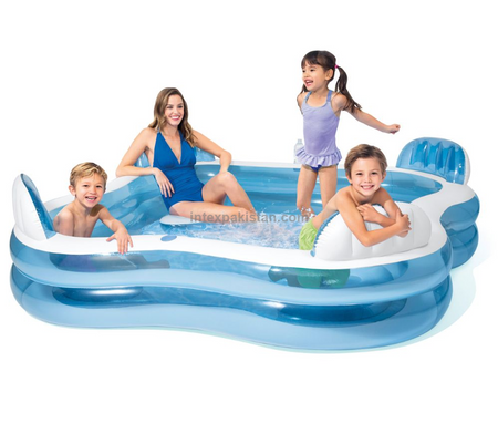 Intex Swim Center Family Lounge Pool ( 90" L x 90 " W x 26 " H) - 56475