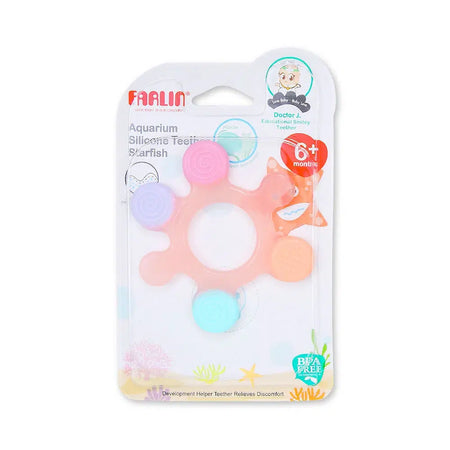 Farlin Silicone Teether – Pink Starfish - BB-20007
