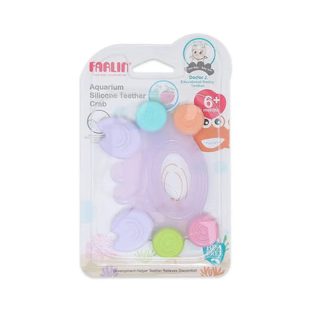Farlin Silicone Teether – Purple Crab - BB-20008