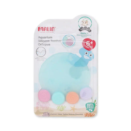 Farlin Silicone Teether – Blue Octopus - BB-20009