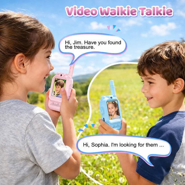 TalkiGo Mini Rechargeable Video Walkie Talkies for Kids (Pack Of 2)